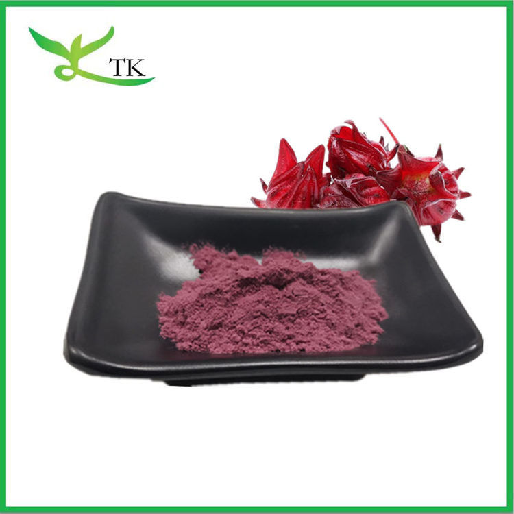 Hot Sale Pure Natural Roselle Flower Powder Roselle Extract Powder Food Coloring