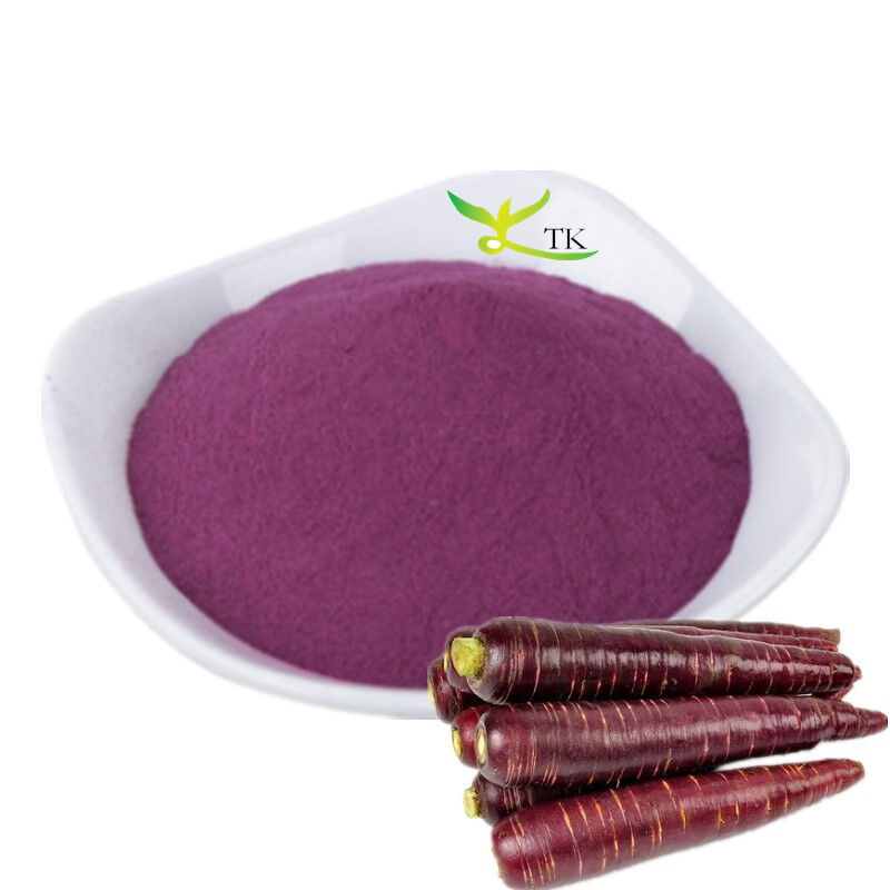 Natural Food Grade Color Water Soluble Anthocyanins 1%~5% Black Purple Carrot Extract Powder