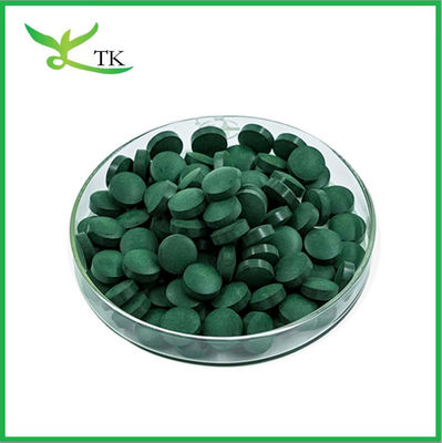 Super alimento polvo de espirulina orgánica 500 mg para la salud humana