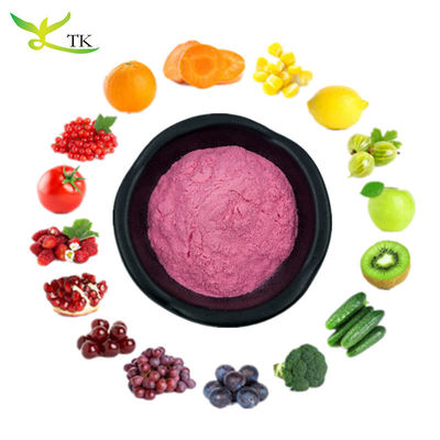Precio mayorista a granel 100% de jugo de frutas natural en polvo y vegetales en polvo de grado alimenticio