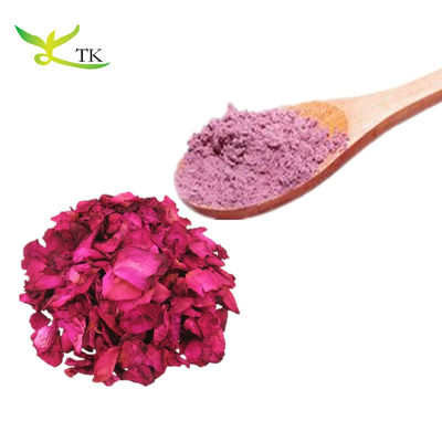 Extracto de rosa roja 100% natural de grado alimenticio Extracto en polvo de pétalos de rosa
