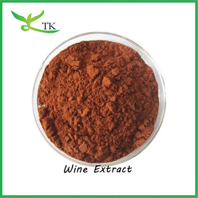 100% de calidad alimenticia extracto de vino tinto en polvo 30% polifenoles