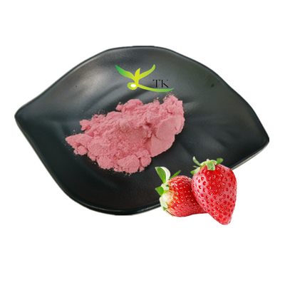 Extracto de fresa 100% natural de grado alimenticio Frutas de fresa en polvo Soluble en agua