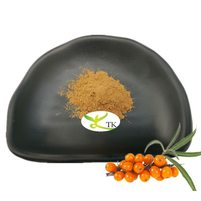 Extracto de bayas de espino amarillo de grado alimenticio natural 10% 20% Polvo de extracto de espino amarillo Flavonas