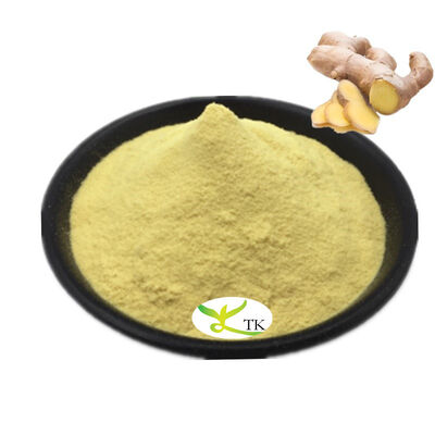 Extracto de Jengibre en Polvo de Grado Alimenticio Suministro de Fábrica HACCP Extracto de Raíz de Jengibre 5% Gingerol