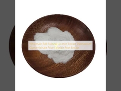 Precio al por mayor Extracto de regaliz natural Dipotassio Glicirrizinato Extracto de raíz de regaliz