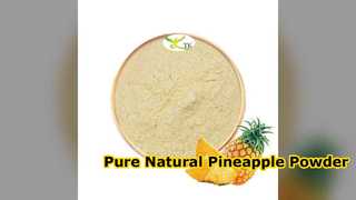 Polvo de jugo de piña natural para alimentos y bebidas